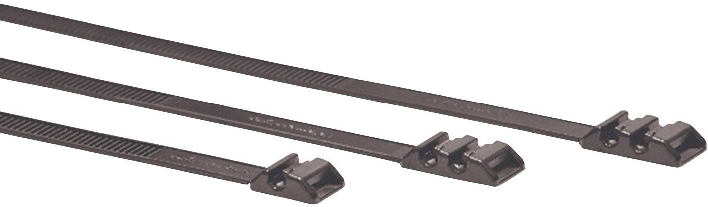 HellermannTyton 112-00011 LPH942 Kabelbinder 180mm 9mm Schwarz mit flacher Kopfgeometrie, UV-stabilisiert