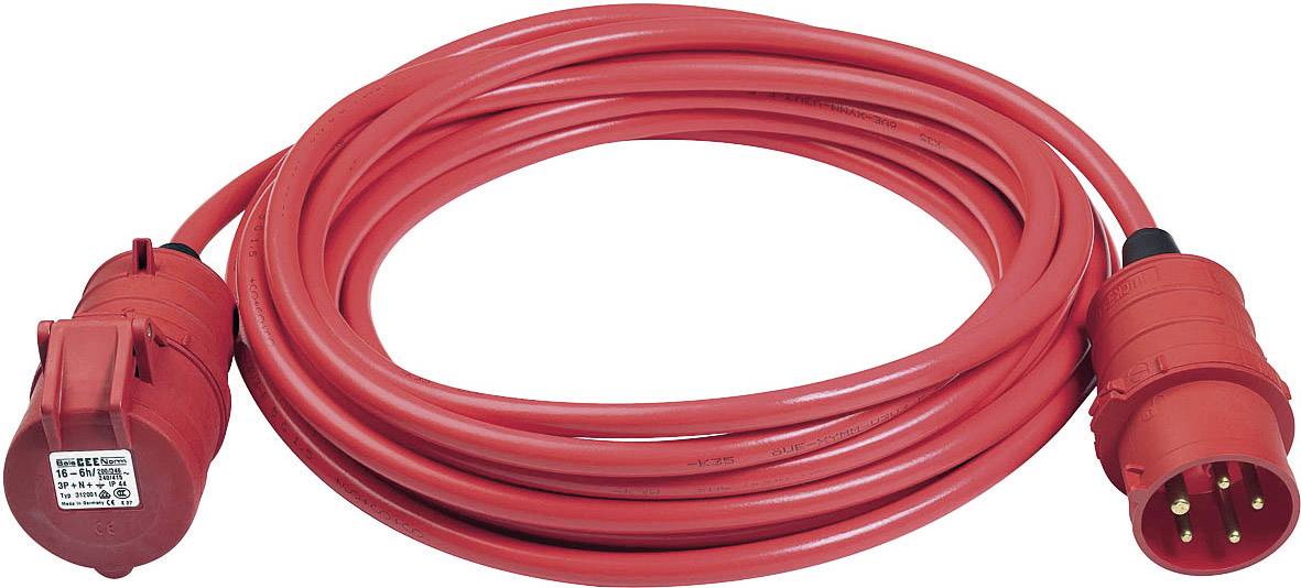 Brennenstuhl 1168590 Strom Verlängerungskabel Rot 25 m XYMM 5G 1,5 mm² UV-Beständig