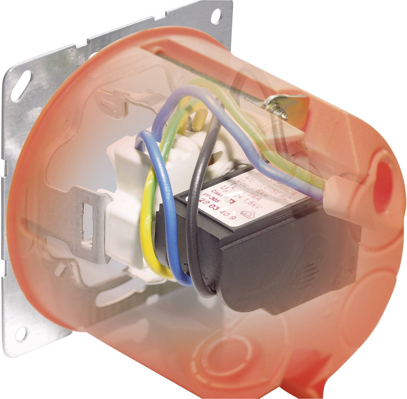Phoenix Contact 2803409 BT-1S-230AC/A Einbau-Überspannungsschutz Überspannungsschutz für: Steckdosen, Abzweigdosen 1 kA 1St.