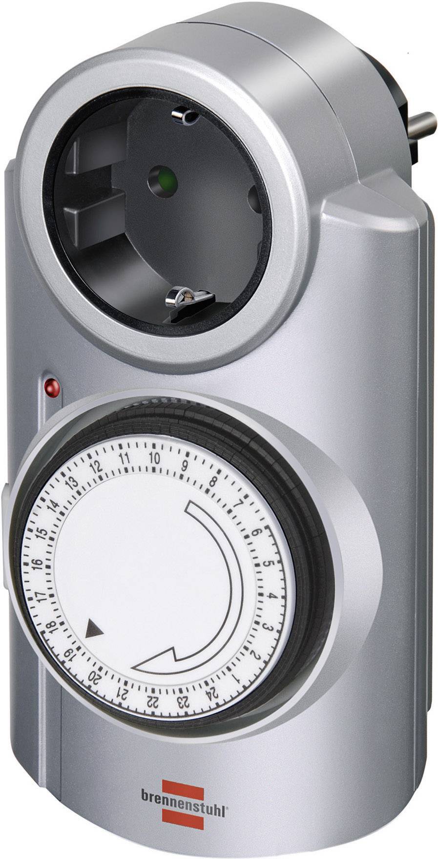 Brennenstuhl 1506530 Steckdosen-Zeitschaltuhr analog  Tagesprogramm  3680 W IP20