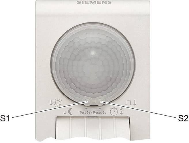 Siemens 5TC7212 Aufputz PIR-Bewegungsmelder 290 ° Relais Weiß IP55
