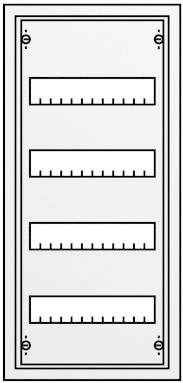 Striebel & John AT41 Verteilerschrank Anzahl Teilungen = 48 Anzahl Reihen = 4 Inhalt 1 St.