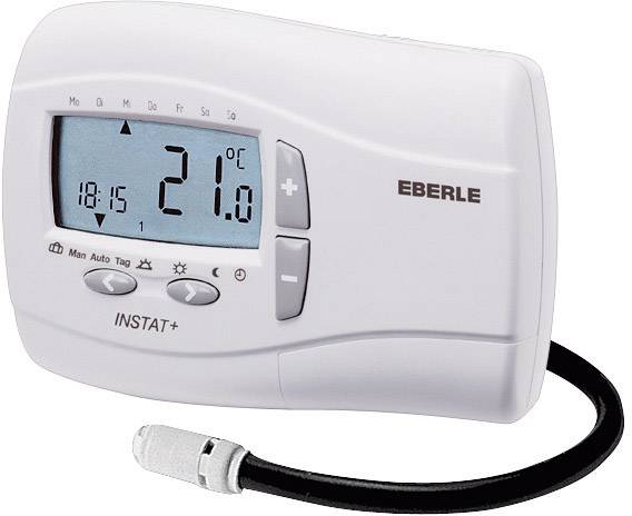 Eberle 0537 30 141 900 Instat Plus 3 F Raumthermostat Aufputz Tagesprogramm Heizen / Kühlen 1St.