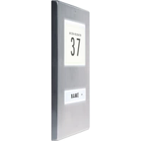 M-e modern-electronics KT 1-EG Klingeltaster mit Adressfeld, mit Namensschild 1fach Edelstahl 12 V/1A M-e modern-electronics KT 1-EG Klingeltaster mit Adressfeld, mit Namensschild 1fach Edelstahl 12 V/1A