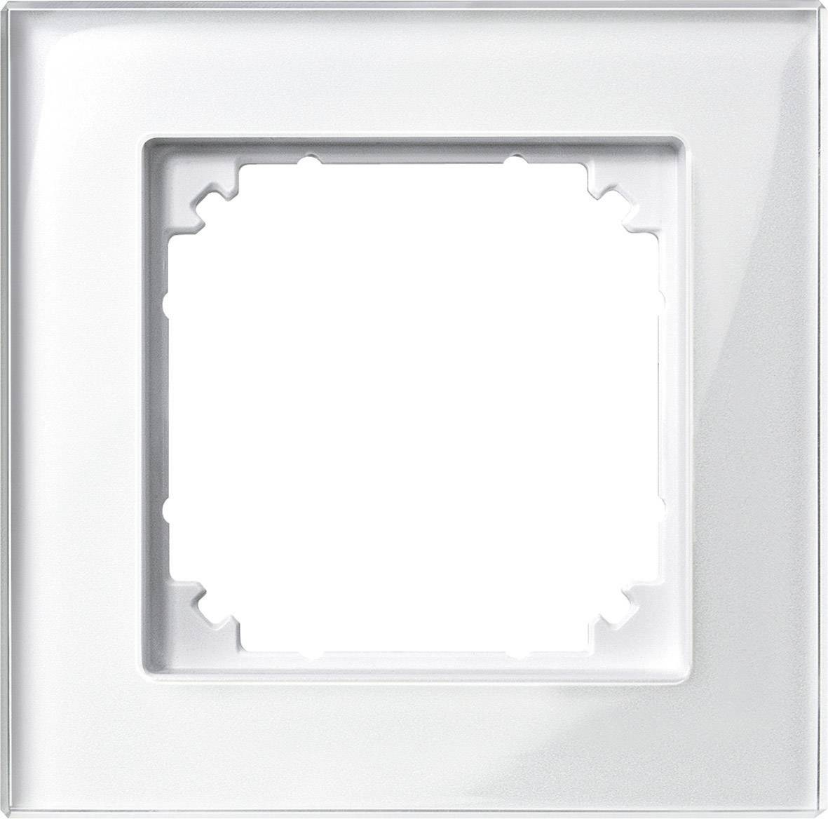 Merten 1fach Rahmen Abdeckung System M, M-Plan Weiß 489119 1St.