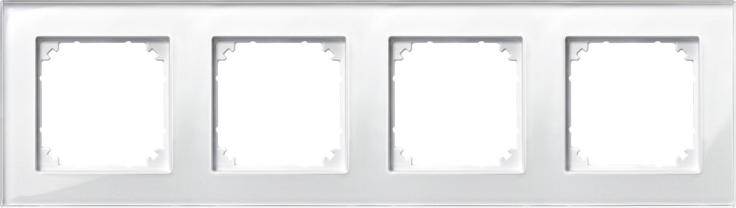 Merten 4fach Rahmen System M, M-Plan Weiß 489419 1 St.