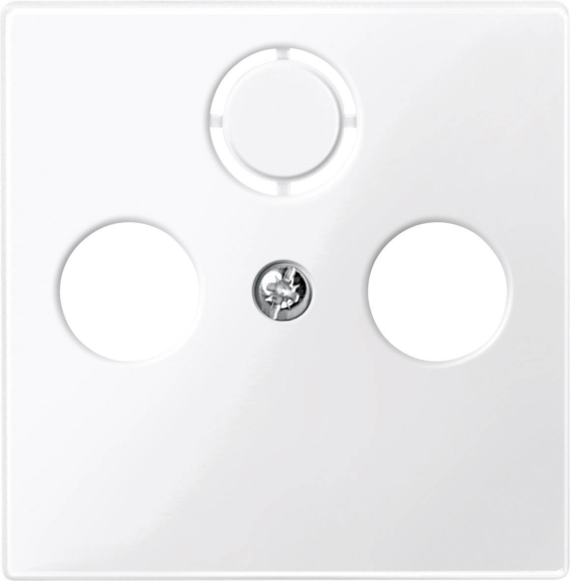 Merten Abdeckung SAT-Steckdose System M, 1-M, M-Smart, M-Plan, M-Creativ Polarweiß glänzend 296719 1 St.