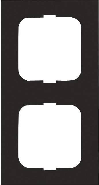 Busch-Jaeger 2fach Rahmen Future Linear Anthrazit 1722-181K