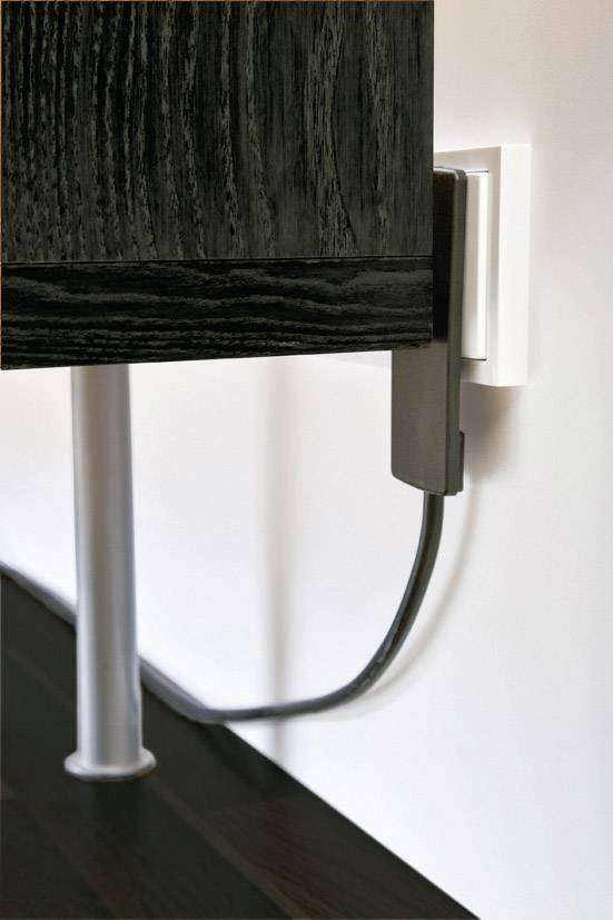 EVOline 1510.0000.0300 Schutzkontakt-Flachstecker Kunststoff mit Aussteckhilfe 230V Weiß IP20