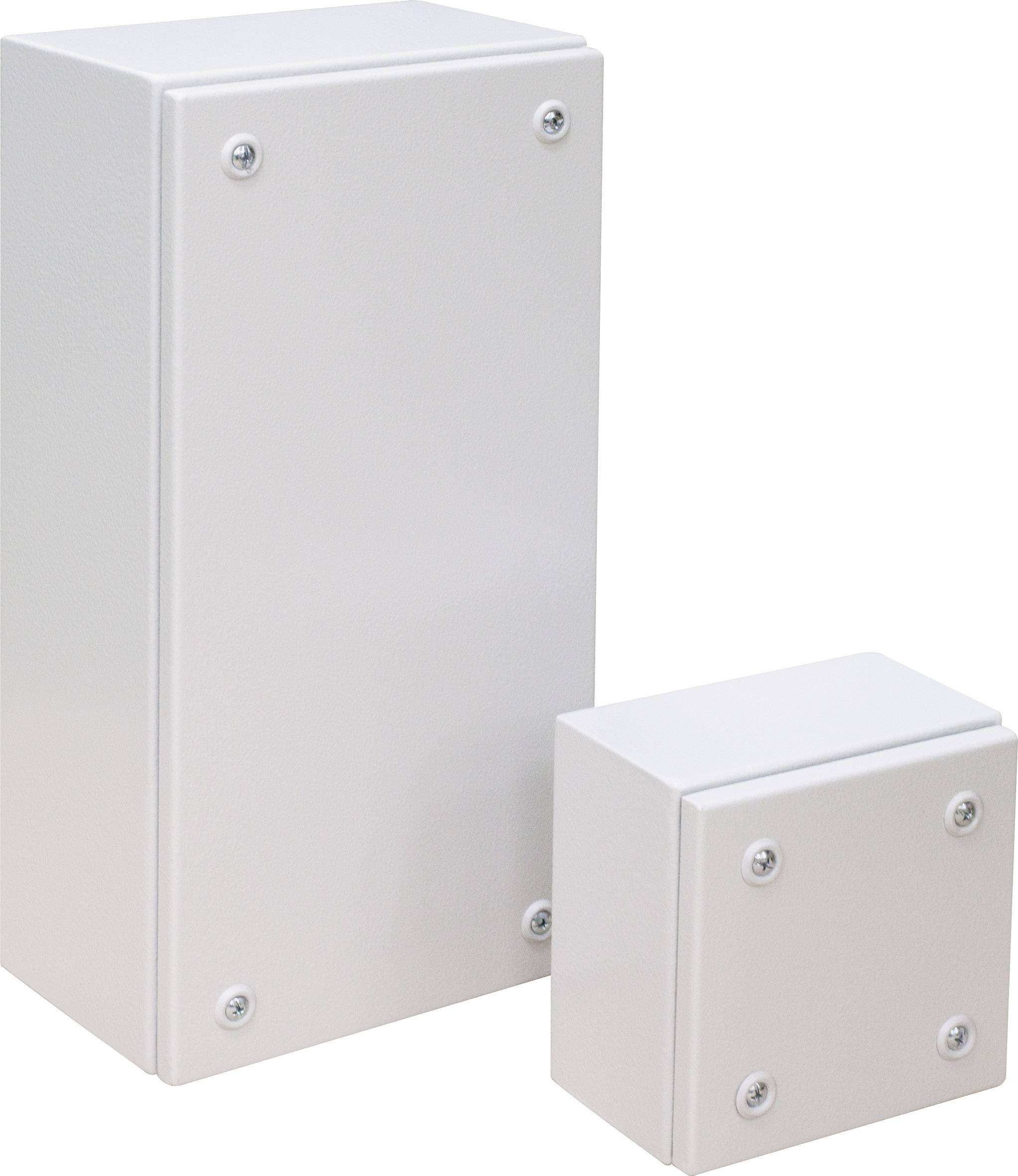 IDE 26001 Installations-Gehäuse, Wand-Gehäuse 200 x 150 x 95 Stahlblech Grau 1St.