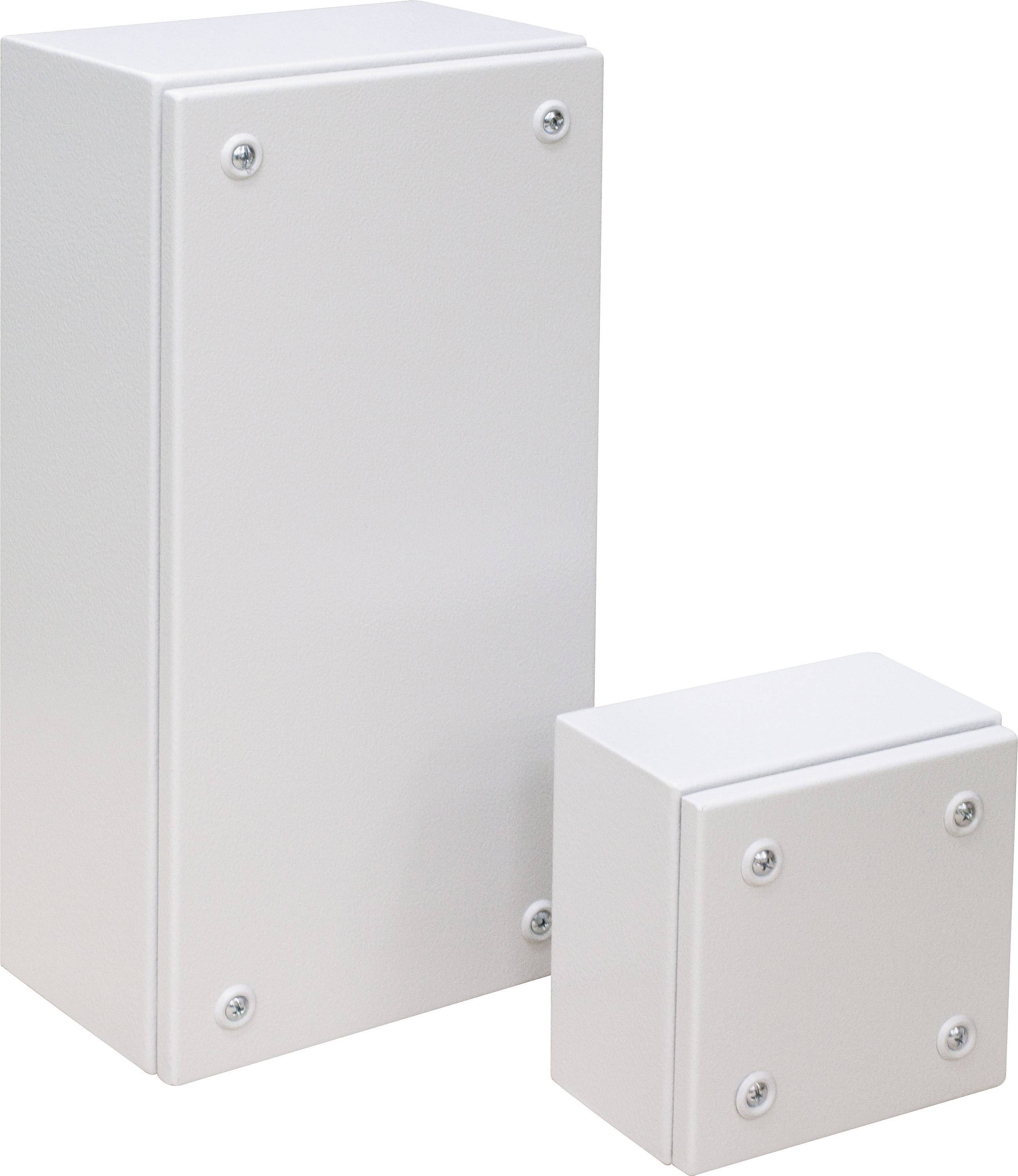 IDE 26105 Installations-Gehäuse, Wand-Gehäuse 300 x 200 x 135 Stahlblech Grau 1St.