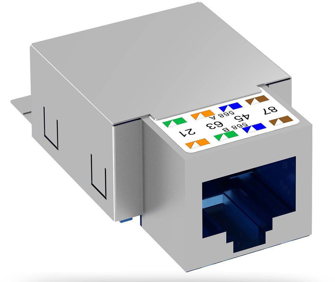 OBO Bettermann 6117329-BU Geräteeinbaukanal Datenanschlussmodul Cat 6 1 St. Blau
