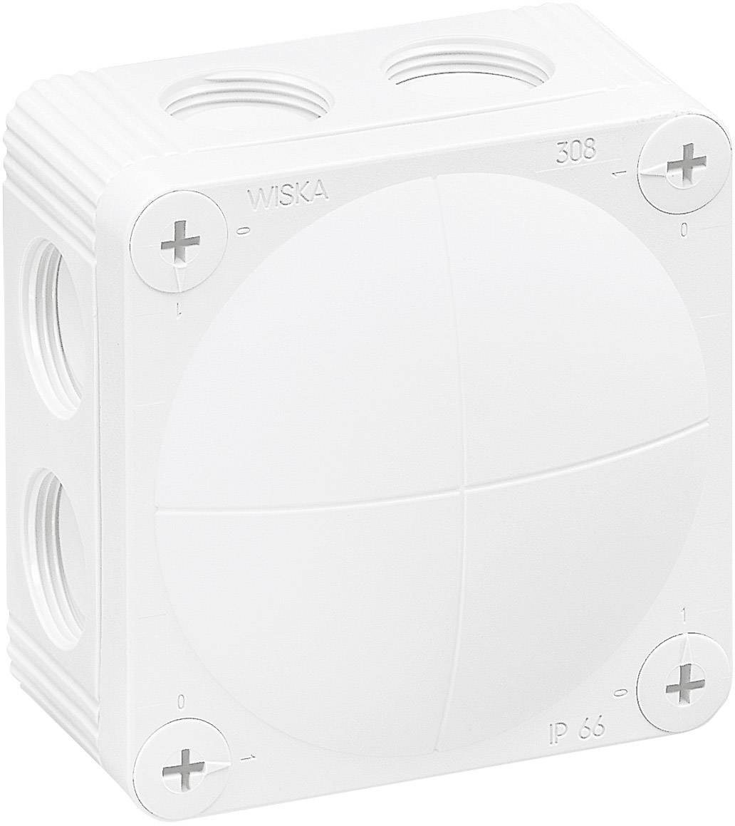 Wiska 10060610 Abzweigkasten (L x B x H) 85 x 85 x 51 mm Weiß IP66 1 St.