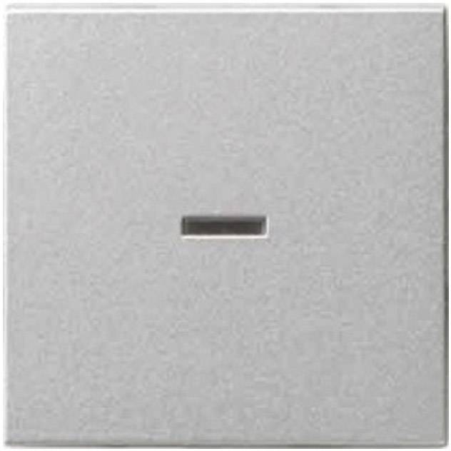 GIRA Abdeckung Kontrollschalter System 55, Standard 55, E2, Event, Event Klar, Event Opak, Esprit, ClassiX Aluminium 0290 26 1 St.