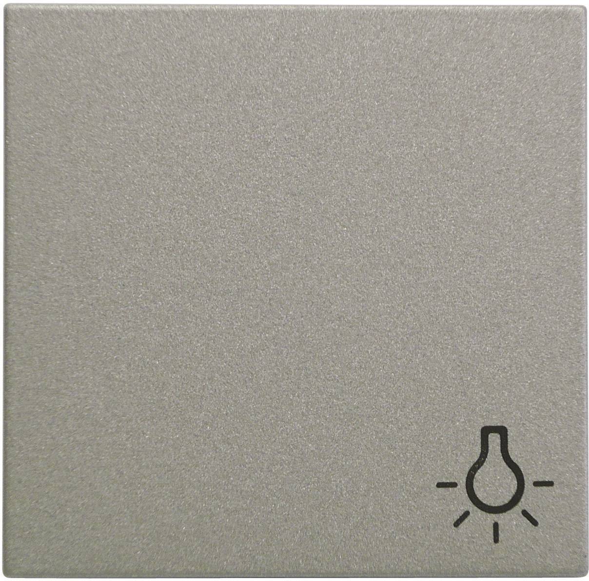 GIRA Schalterprogramm Abdeckung Symbolwippe "Licht" System 55, Standard 55, E2, Event, Event Klar, Event Opak, Esprit, ClassiX Aluminium 1 St.