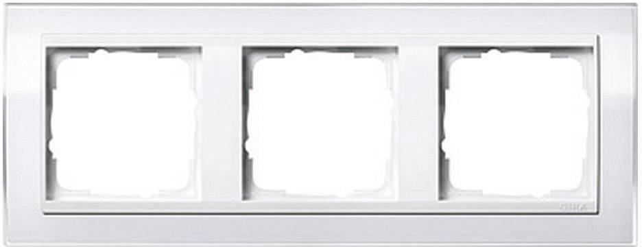 GIRA 3fach Rahmen Event Klar, Standard 55, System 55 Weiß (glänzend) 0213 723 1 St.