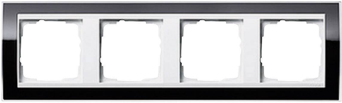 GIRA 4fach Rahmen Event Klar, Standard 55, System 55 Schwarz 0214 733 1 St.