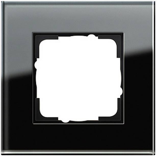 GIRA Schalterprogramm 1fach Rahmen Esprit, Standard 55, System 55 Schwarz 1 St.