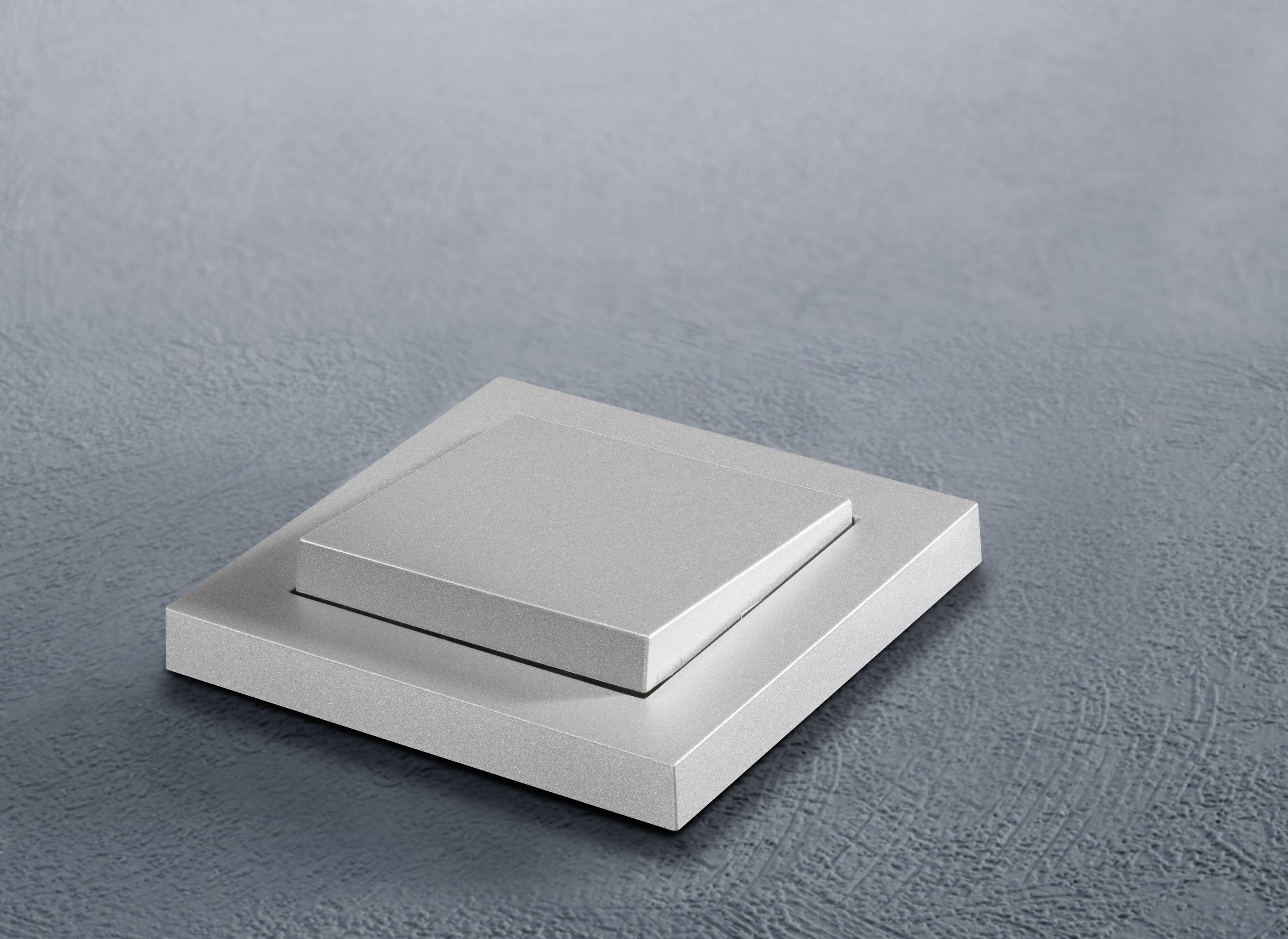 GIRA 1fach Rahmen E2, Standard 55, System 55 Aluminium 0211 25 1 St.