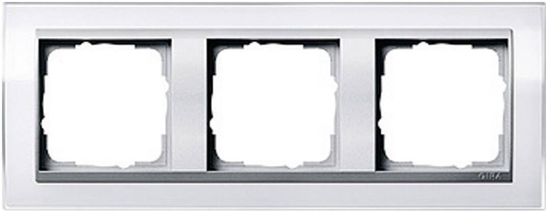 GIRA 3fach Rahmen Event Klar, Standard 55, System 55 Weiß 0213 726 1 St.