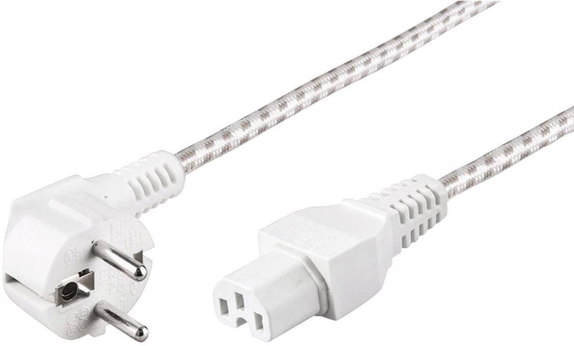 Goobay 93314 Warmgeräte Netzkabel Weiß 2m
