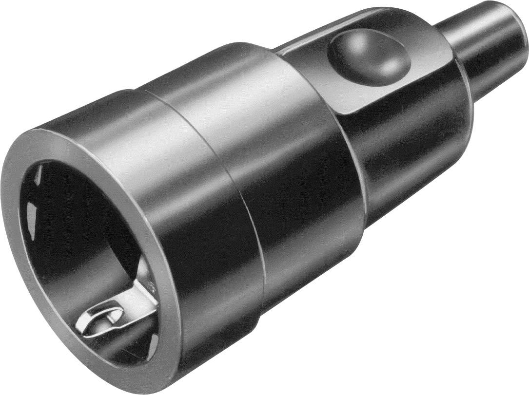 GAO 0485 Schutzkontaktkupplung Vollgummi 230 V Schwarz