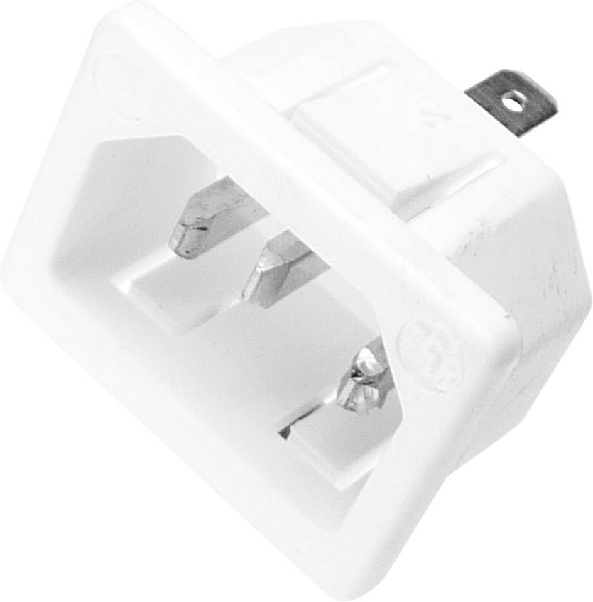 Kaiser Martin 753/ws Kaltgeräte-Steckverbinder 753 Stecker, Einbau vertikal Gesamtpolzahl: 2 + PE 1