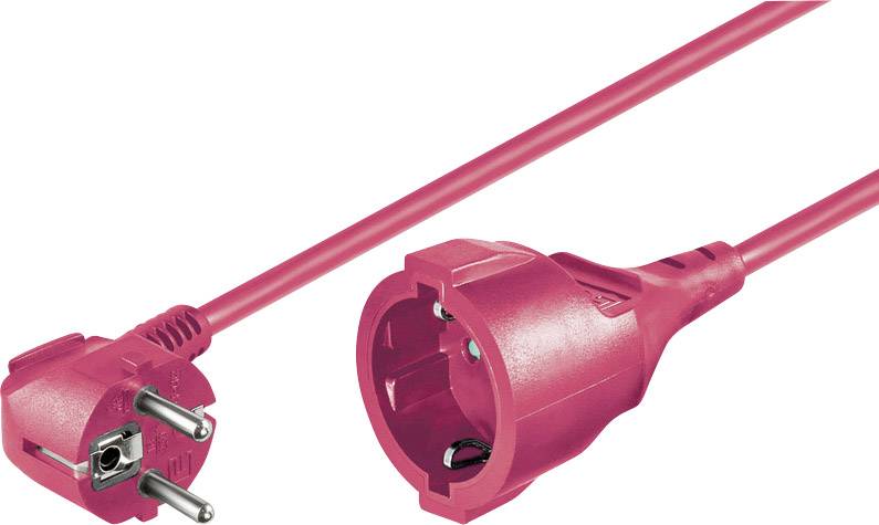Goobay 6739 Strom Verlängerungskabel  16 A Rot 10.00 m
