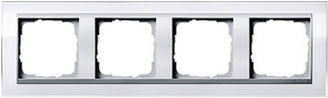 GIRA 4fach Rahmen Event Klar, Standard 55, System 55 Weiß 0214 726 1 St.