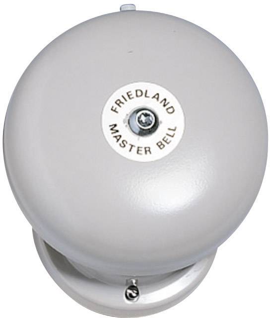 Runde, silberfarbene Glocke mit der Aufschrift 'Friedland Master Bell' in der Mitte.