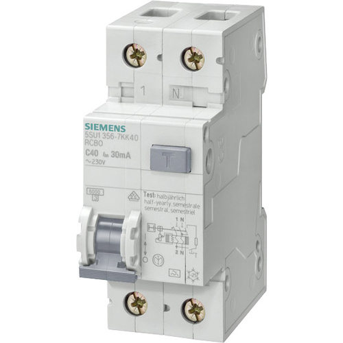 Siemens 5SU1356-7KK13 FI-Schutzschalter 1polig 13 A 0.03 A 230 V