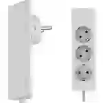 EVOline 151000156300 Steckdosenleiste 3fach Weiß Schutzkontakt 1St. EVOline 151000156300 Steckdosenleiste 3fach Weiß Schutzkontakt 1St.