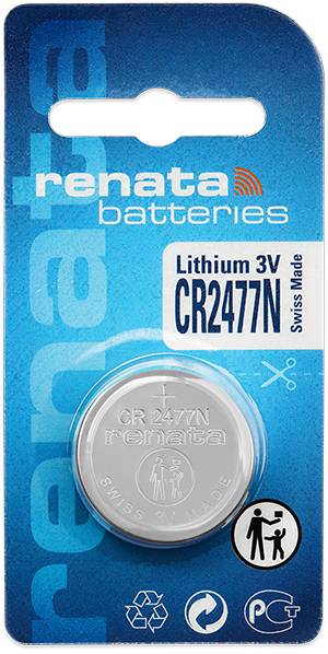 Renata Knopfzelle CR2477N 3 V 1 St. 950 mAh Lithium