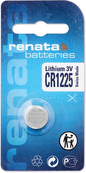 Renata Knopfzelle CR 1225 3V 48 mAh Lithium CR1225