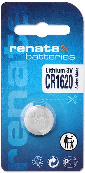 Renata Knopfzelle CR1620 3 V 1 St. 68 mAh Lithium
