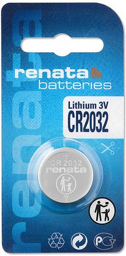Renata Knopfzelle CR2032 3 V 225 mAh Lithium