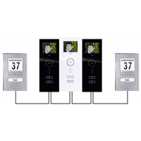 M-e modern-electronics Video-Türsprechanlage Kabelgebunden Komplett-Set 1 Familienhaus Edelstahl, Weiß M-e modern-electronics Video-Türsprechanlage Kabelgebunden Komplett-Set 1 Familienhaus Edelstahl, Weiß