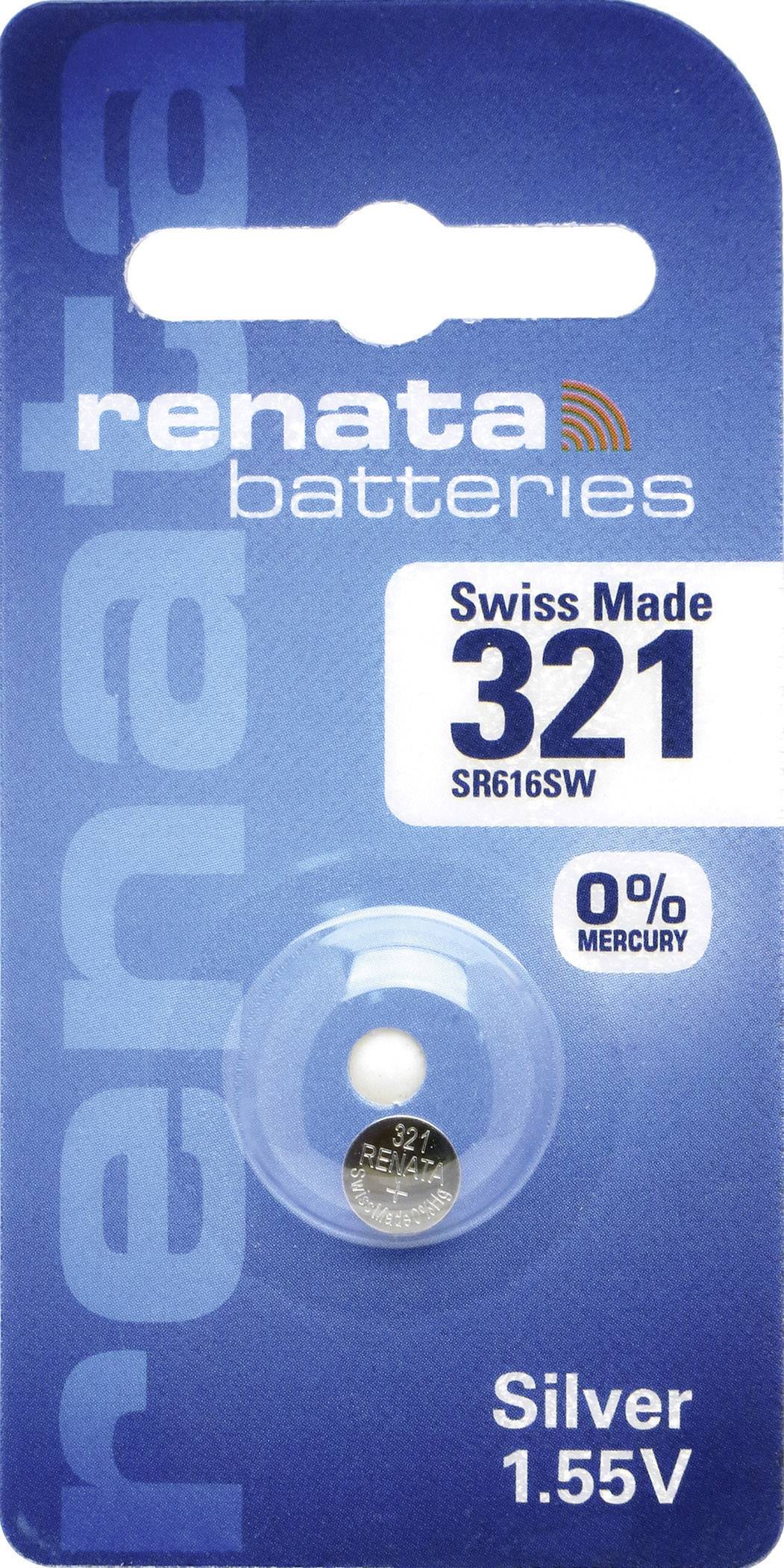 Renata Knopfzelle 319 1.55V 1 St. 21 mAh Silberoxid