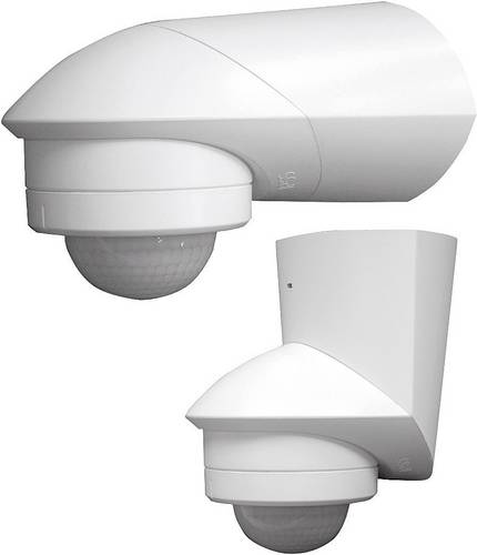 Grothe 94531 Surface-Mount PIR Motion Detector 240° Relay White IP55