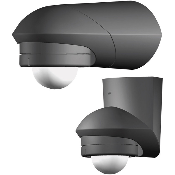 Grothe 94533 Surface-mount PIR motion detector 120 ° Relay Black IP55