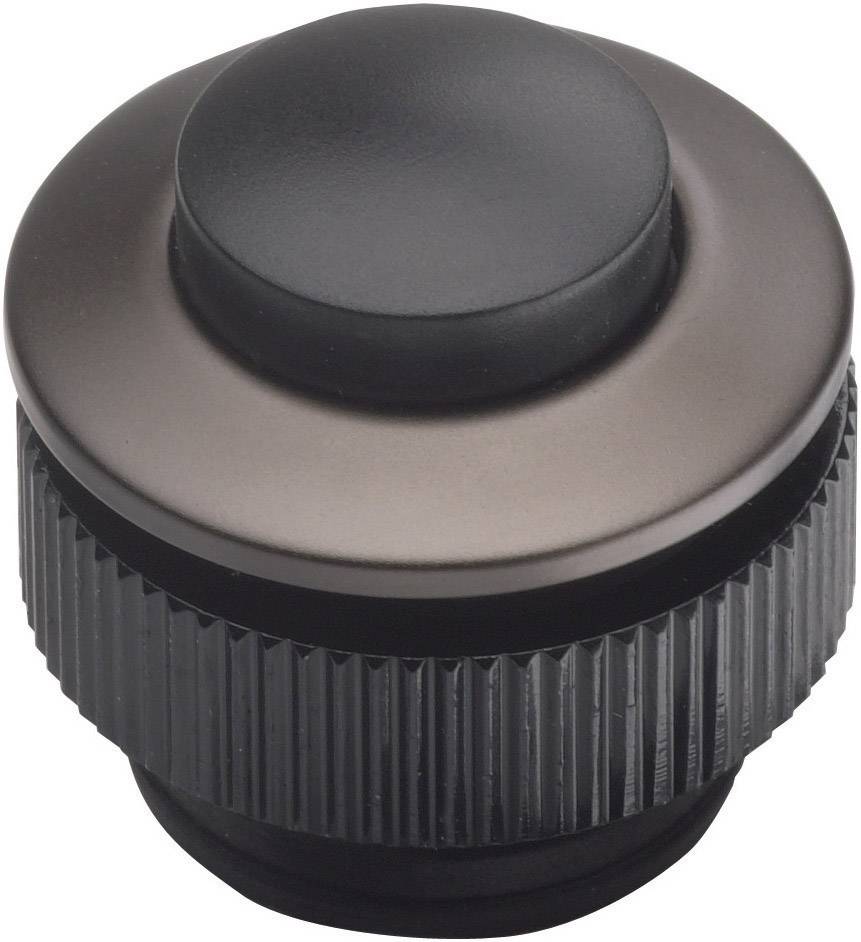 Grothe 62013 Klingeltaster 1fach Anthrazit, Schwarz 12 V/1,5 A