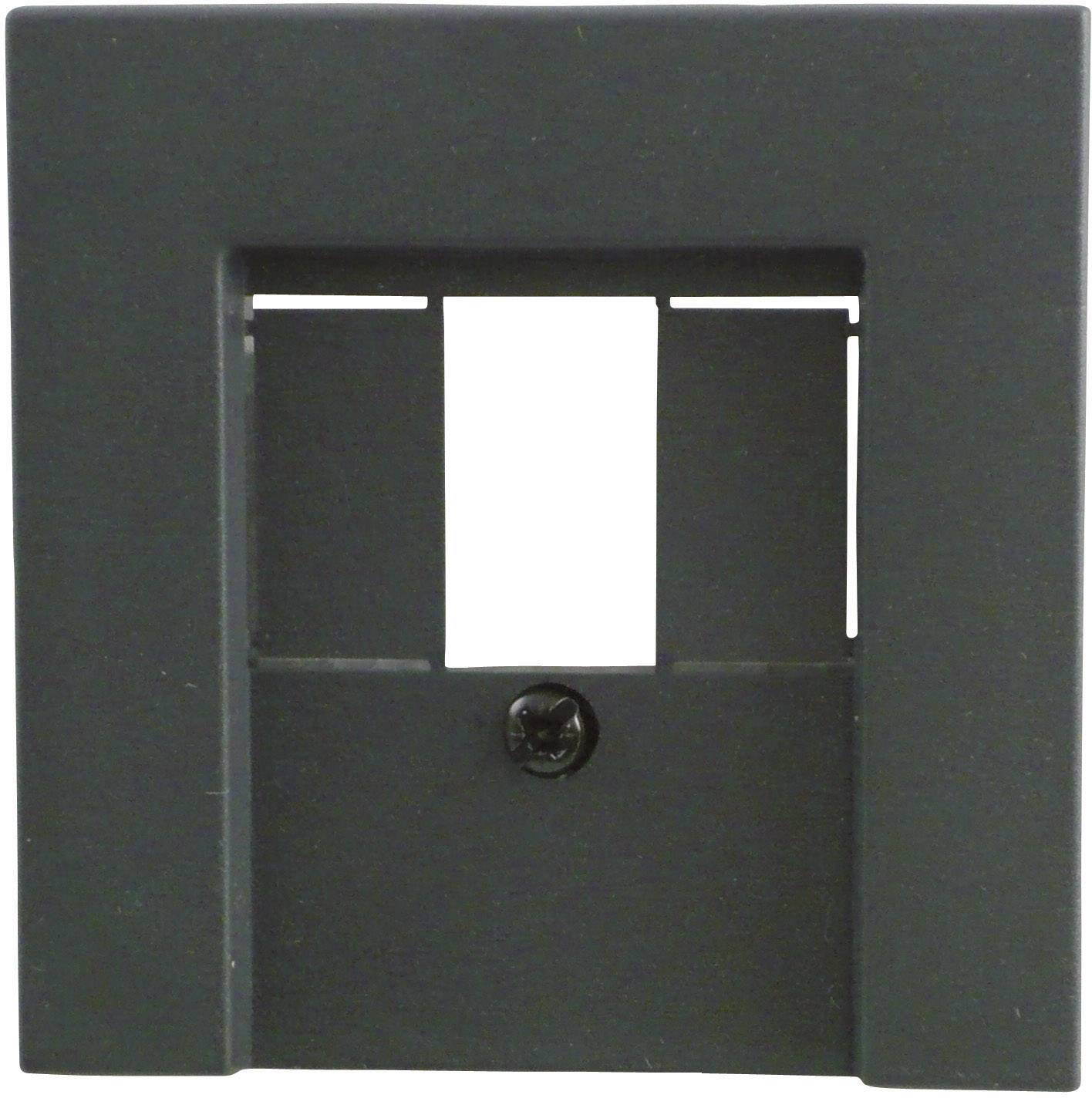 GIRA Abdeckung TAE-Steckdose, USB-Steckdose System 55, Standard 55, E2, Event, Event Klar, Event Opak, Esprit, ClassiX Anthrazit 1 St.