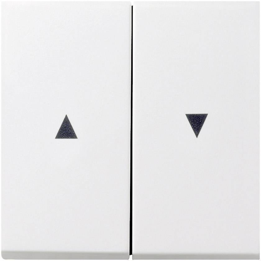 GIRA Abdeckung Jalousie-Schalter Flächenschalter Reinweiß 0294112 1 St.