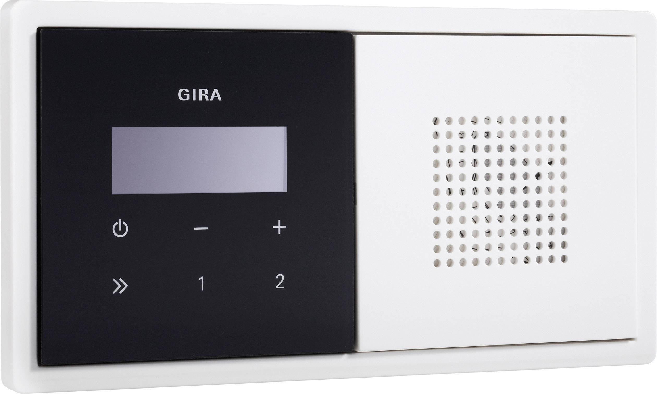 GIRA Einsatz Unterputz-Radio Flächenschalter Reinweiß 2280112 1 St.