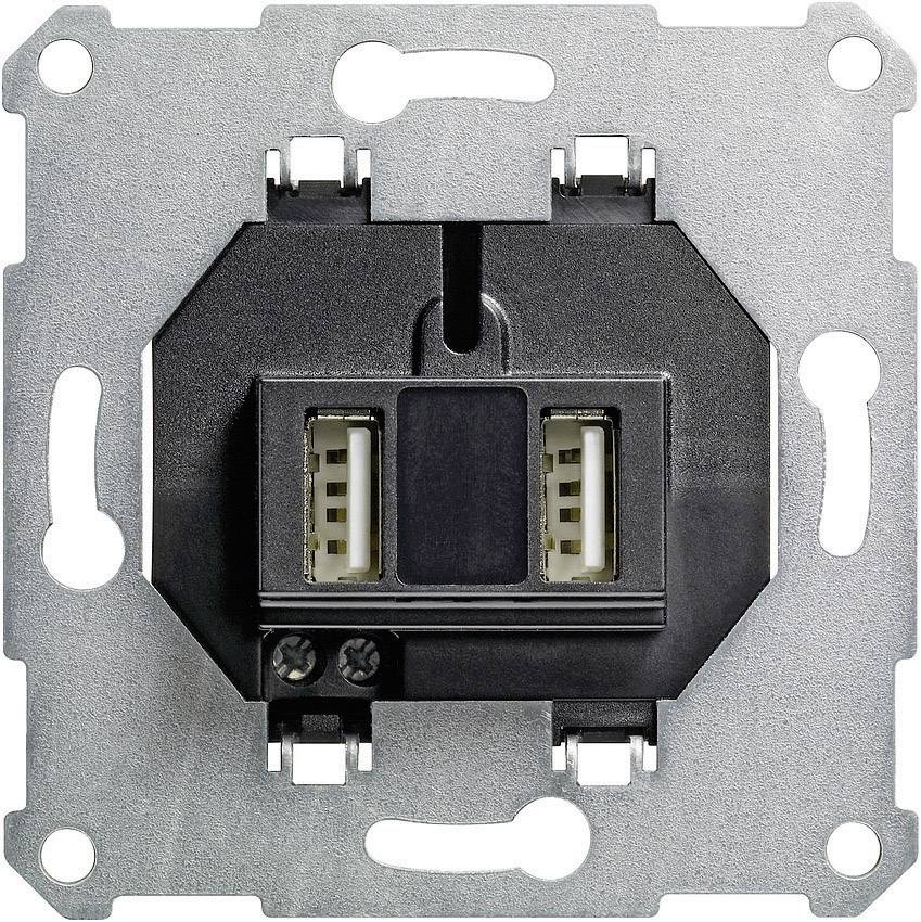 GIRA Schalterprogramm Einsatz USB-Steckdose Standard 55, E2, Event Klar, Event, Event Opak, Esprit, ClassiX, System 55 1 St.