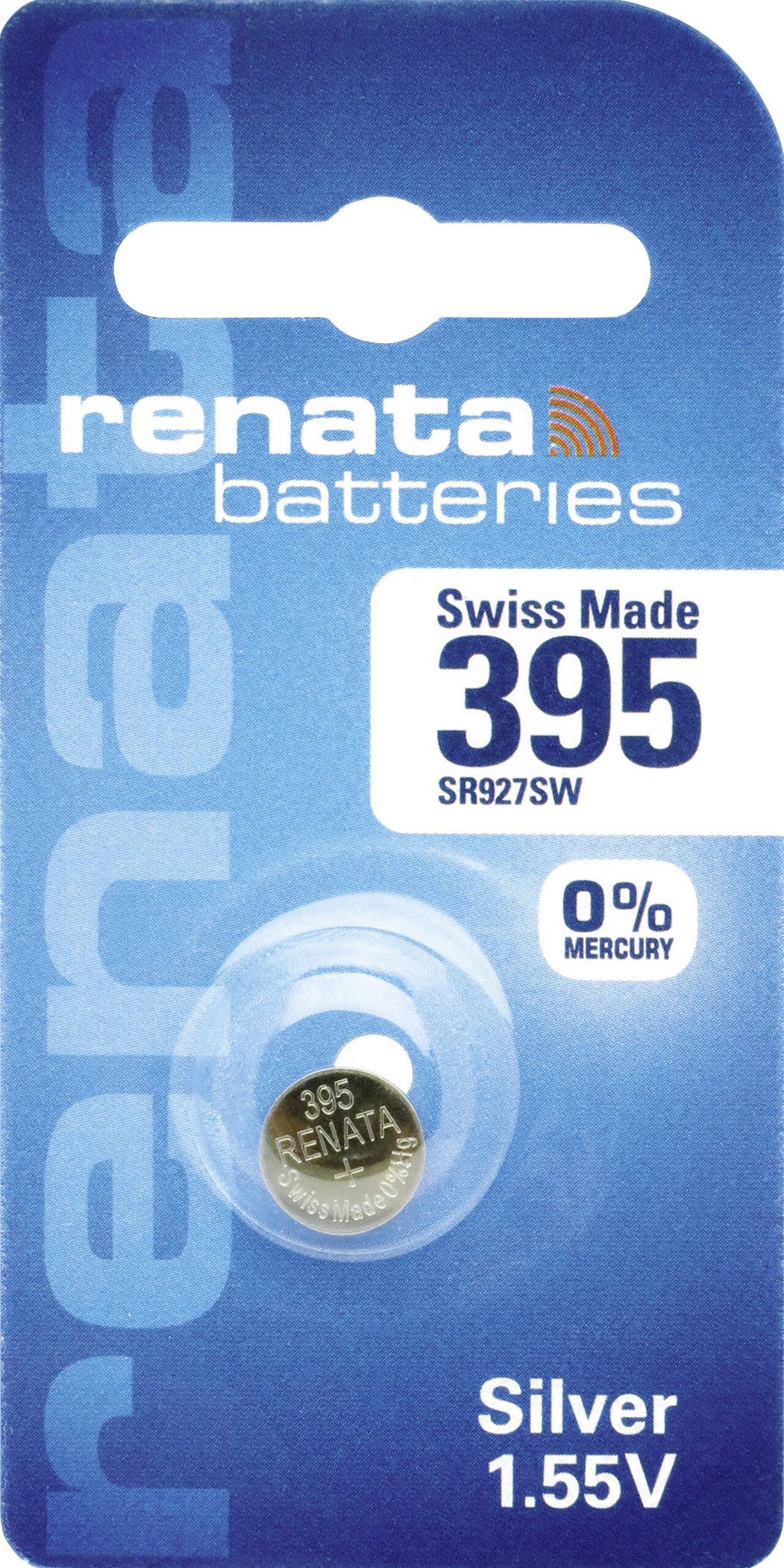 Renata Knopfzelle 395 1.55V 1 St. 55 mAh Silberoxid