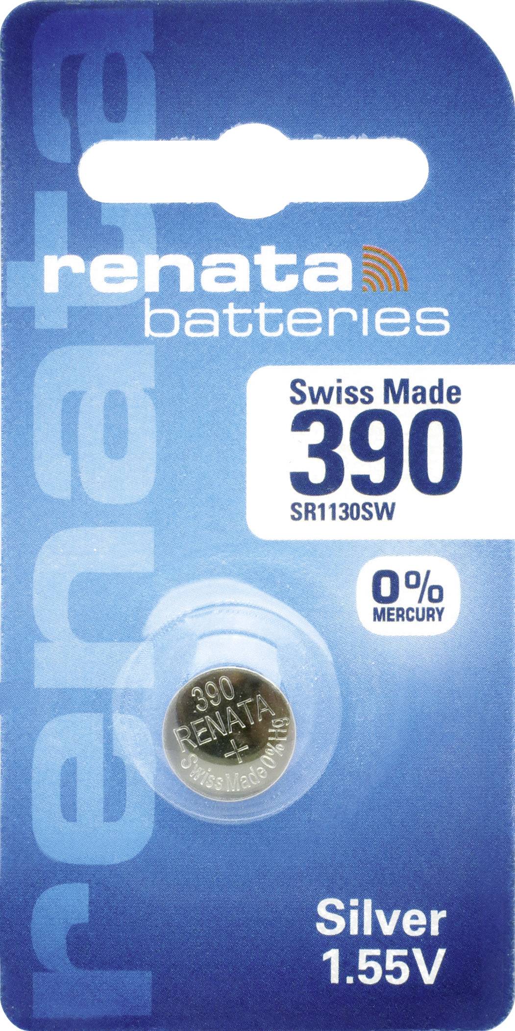 Renata Knopfzelle 390 1.55V 1 St. 60 mAh Silberoxid