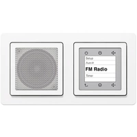 Berker Einsatz Unterputz-Radio Q.1, Q.3 Polarweiß 2880 60 89 Berker Einsatz Unterputz-Radio Q.1, Q.3 Polarweiß 2880 60 89