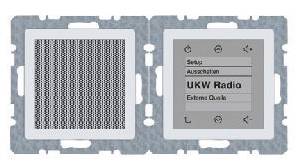 Berker Einsatz Unterputz-Radio Q.1, Q.3 Polarweiß 2880 60 89 1 Set