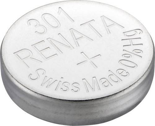Renata Knopfzelle 301 1.55 V 1 St. 130 mAh Silberoxid